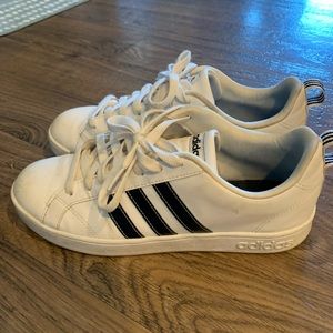 Adidas white sneakers